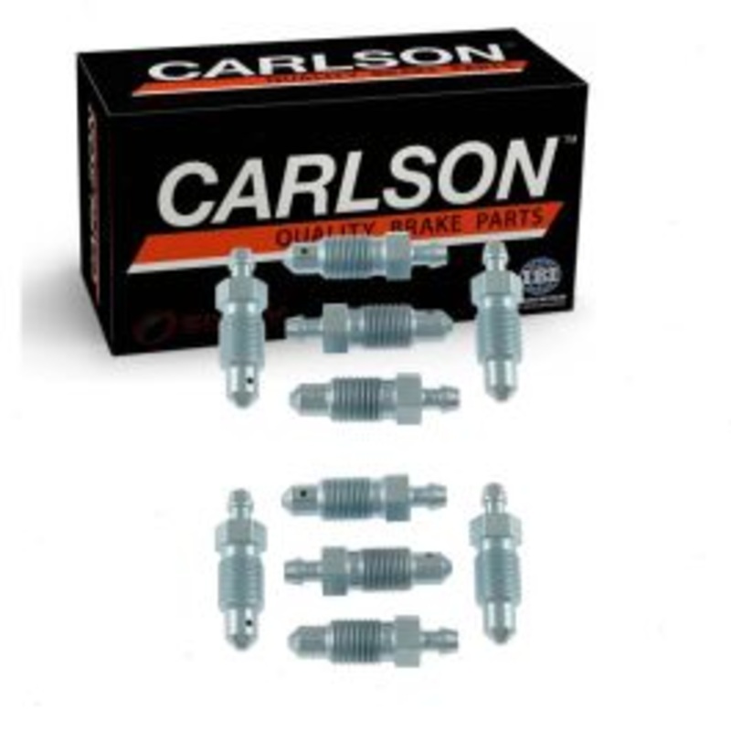 2 pc Carlson Rear Brake Bleeder Screws for 2012-2013 Mitsubishi Fuso Canter FE160