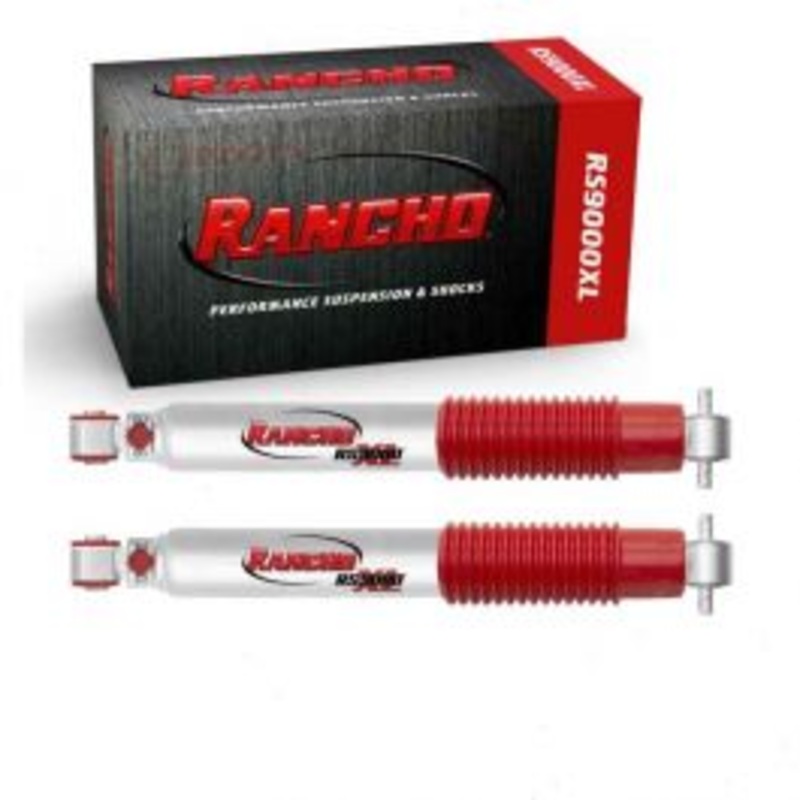 2 pc Rancho RS9000XL Rear Shock Absorbers for 1992-1999 Chevrolet K1500 Suburban