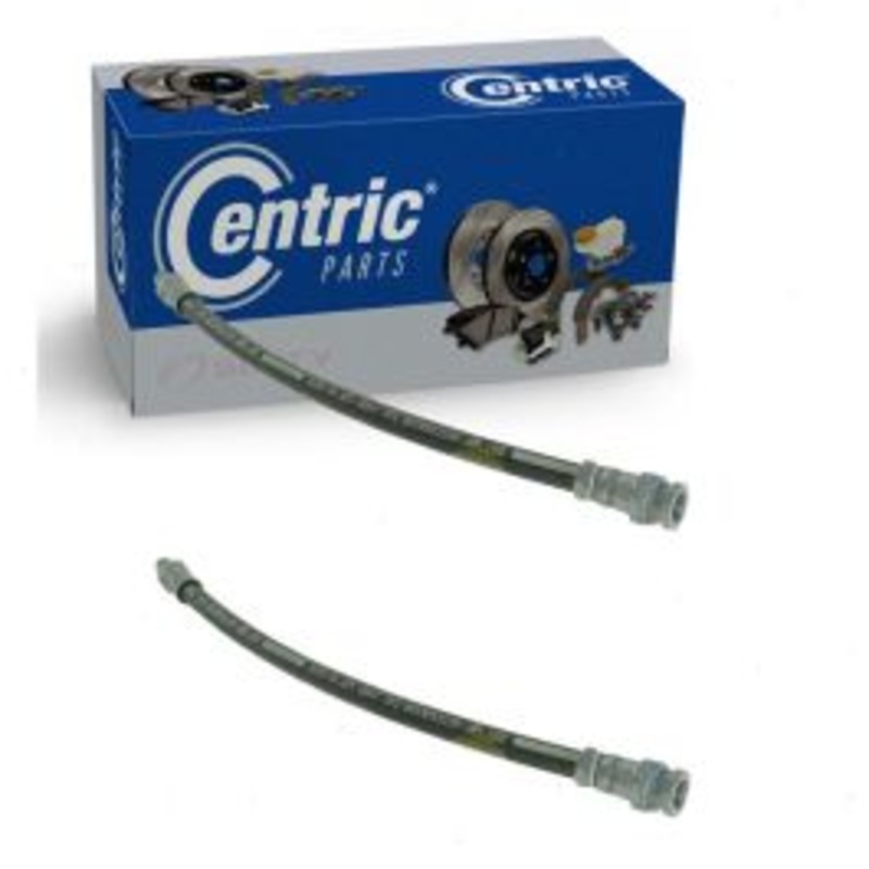 2 pc Centric Premium Front Brake Hydraulic Hoses for 2005-2015 Smart Fortwo
