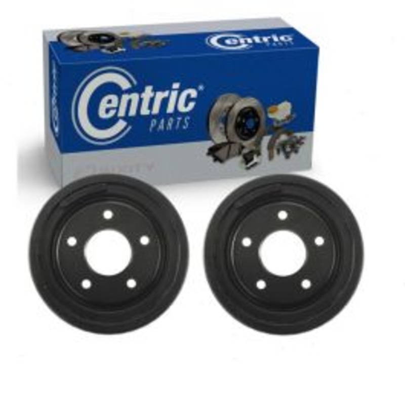 2 pc Centric Premium Rear Brake Drums for 1964-1971 Oldsmobile 442