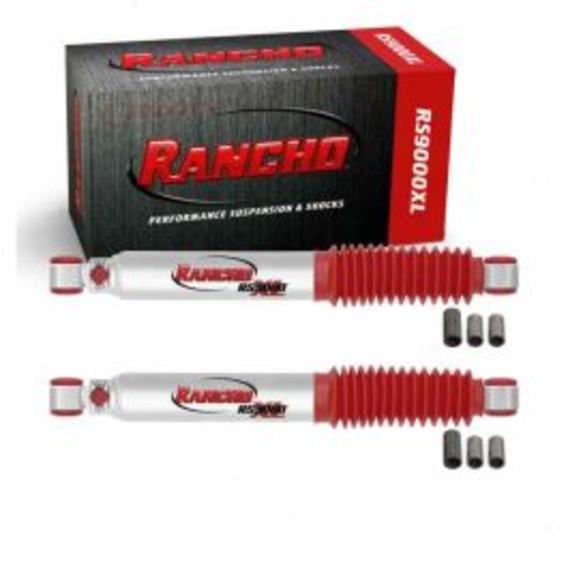 2 pc Rancho RS9000XL Rear Shock Absorbers for 1961-1962 Jeep Utility
