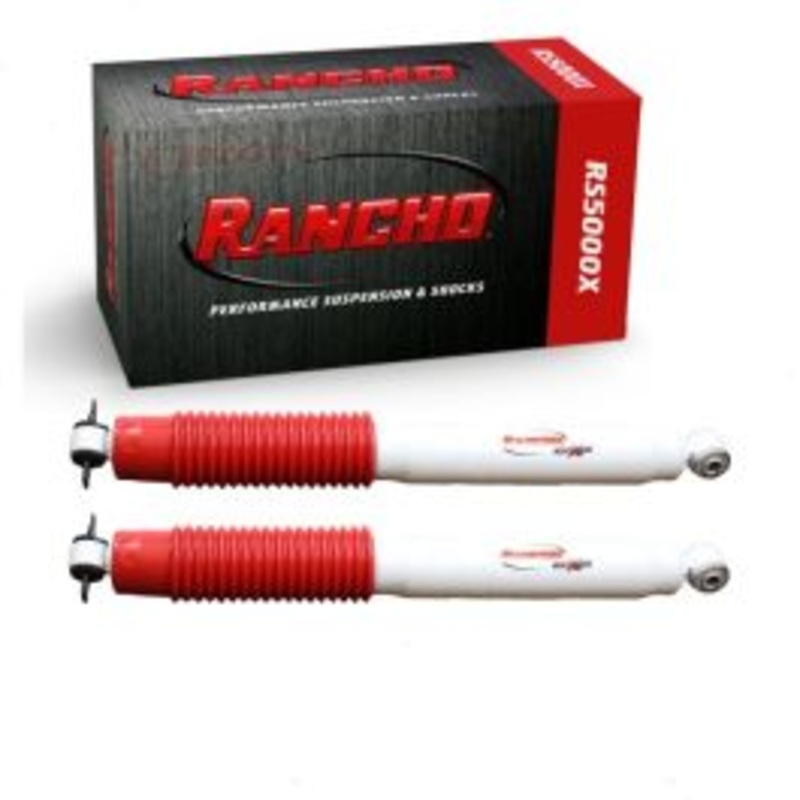 2 pc Rancho RS5000X Rear Shock Absorbers for 1998-2000 Isuzu Hombre