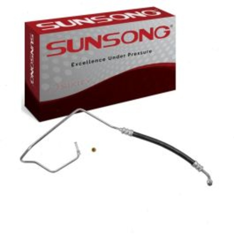 Sunsong Power Steering Pressure Line Hose for 1993-1996 Ford F-350