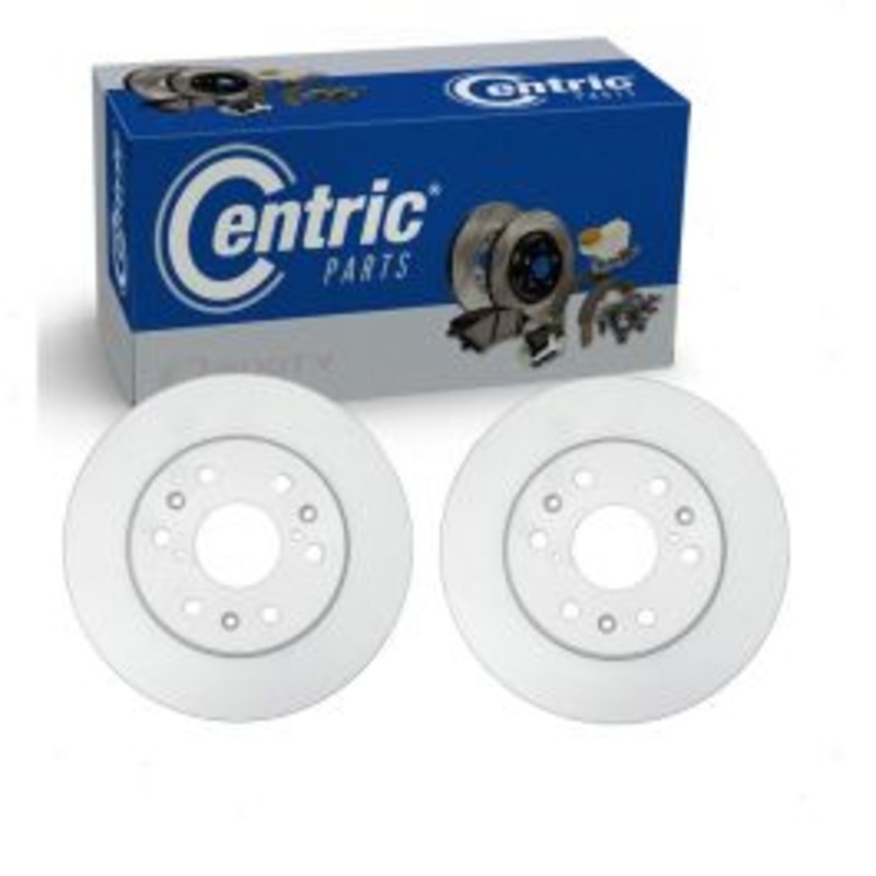 2 pc Centric GCX Front Disc Brake Rotors for 2015-2020 Chevrolet Suburban