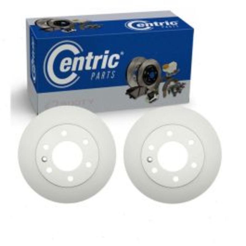 2 pc Centric GCX Front Disc Brake Rotors for 2018-2023 Mercedes-Benz Sprinter 3500XD