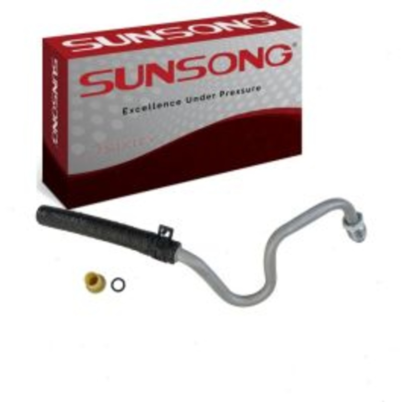 Sunsong Gear To Cooler Power Steering Return Line Hose for 1997-2002 Ford Expedition