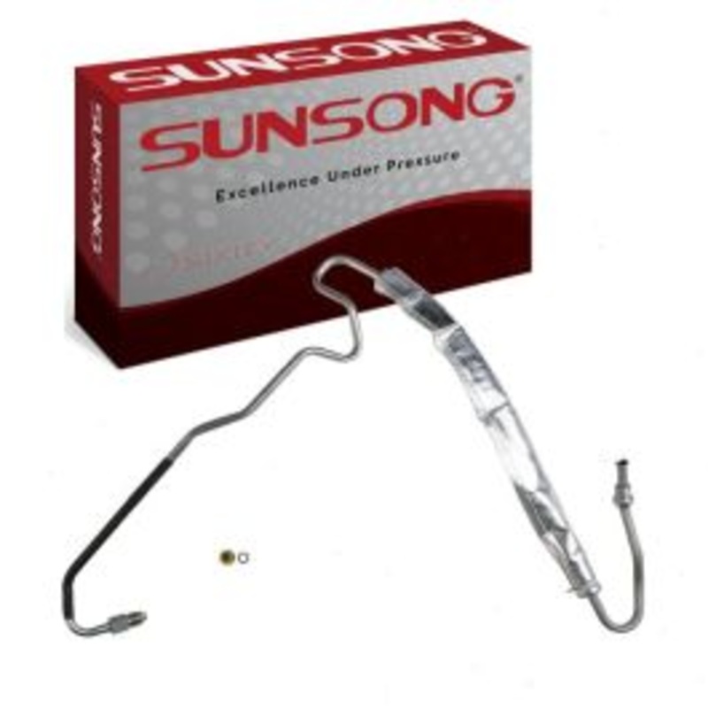 Sunsong Power Steering Pressure Line Hose for 2003-2008 Pontiac Vibe 1.8L L4