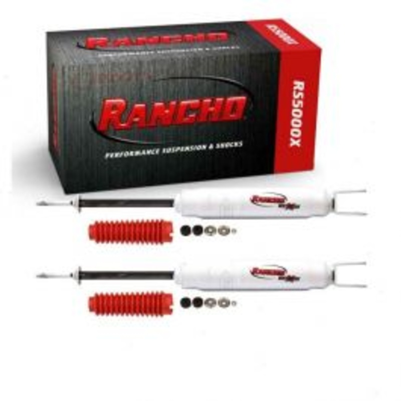 2 pc Rancho RS5000X Front Shock Absorbers for 1999-2006 GMC Sierra 1500