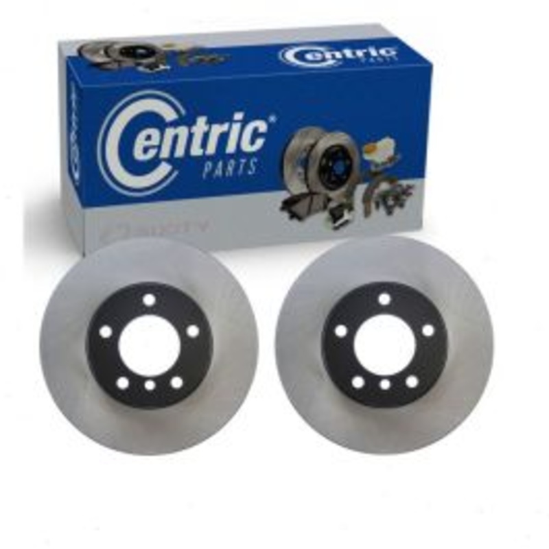2 pc Centric Premium Front Disc Brake Rotors for 2014-2016 BMW 428i