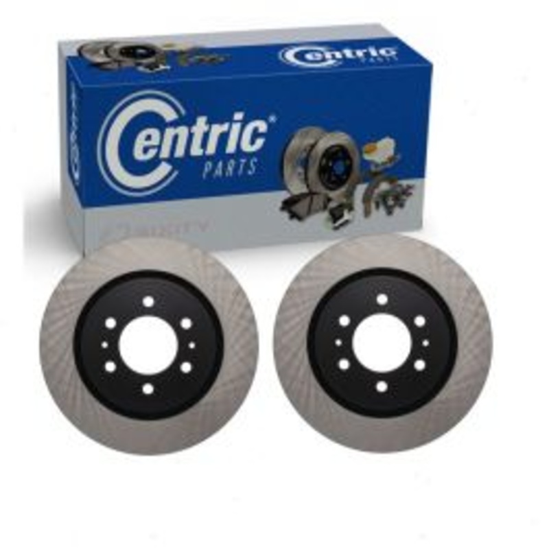 2 pc Centric Premium Front Disc Brake Rotors for 2007-2020 Ford Expedition