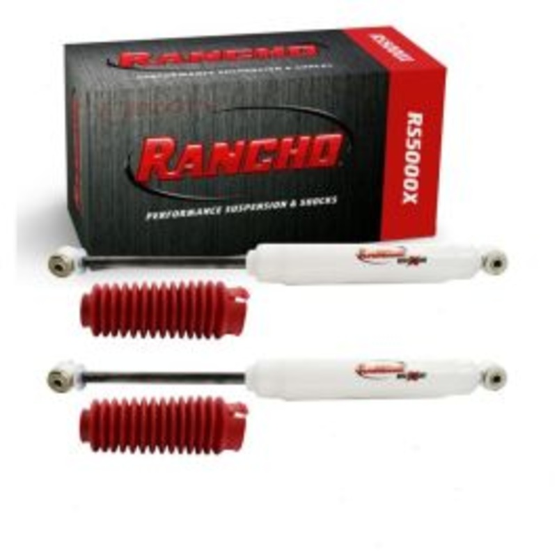 2 pc Rancho RS5000X Front Shock Absorbers for 1986-1997 Ford F-350