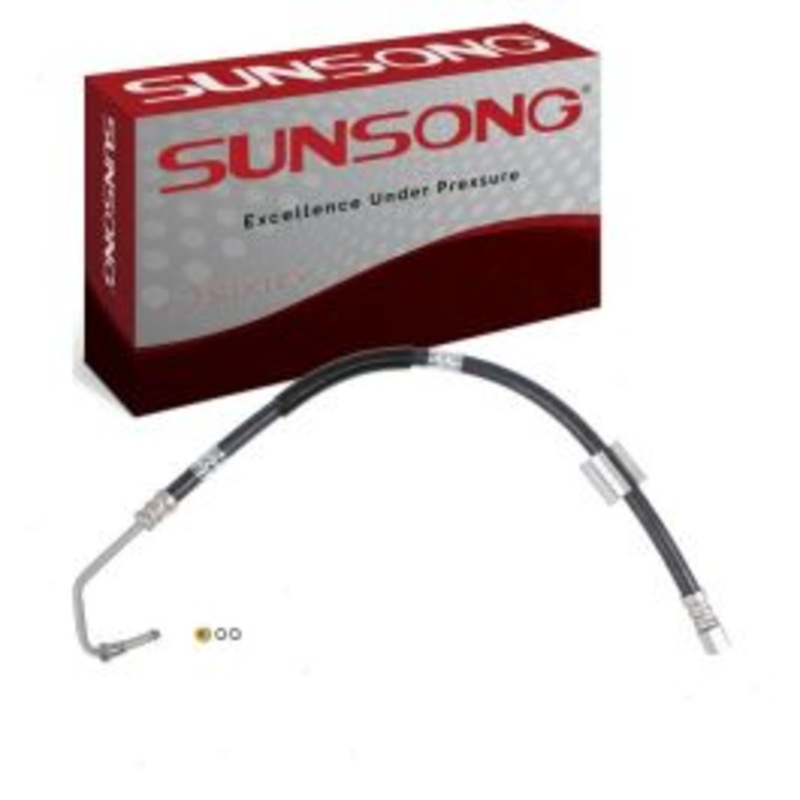 Sunsong Pump To Hydroboost Power Steering Pressure Line Hose for 2003-2008 Dodge Ram 3500