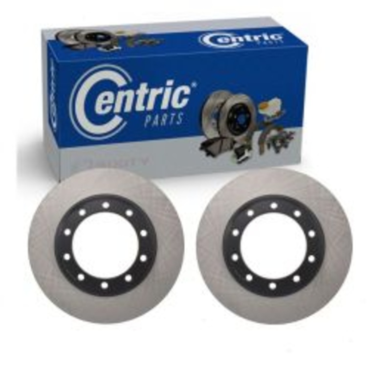 2 pc Centric Premium Front Disc Brake Rotors for 2005-2009 Workhorse W25