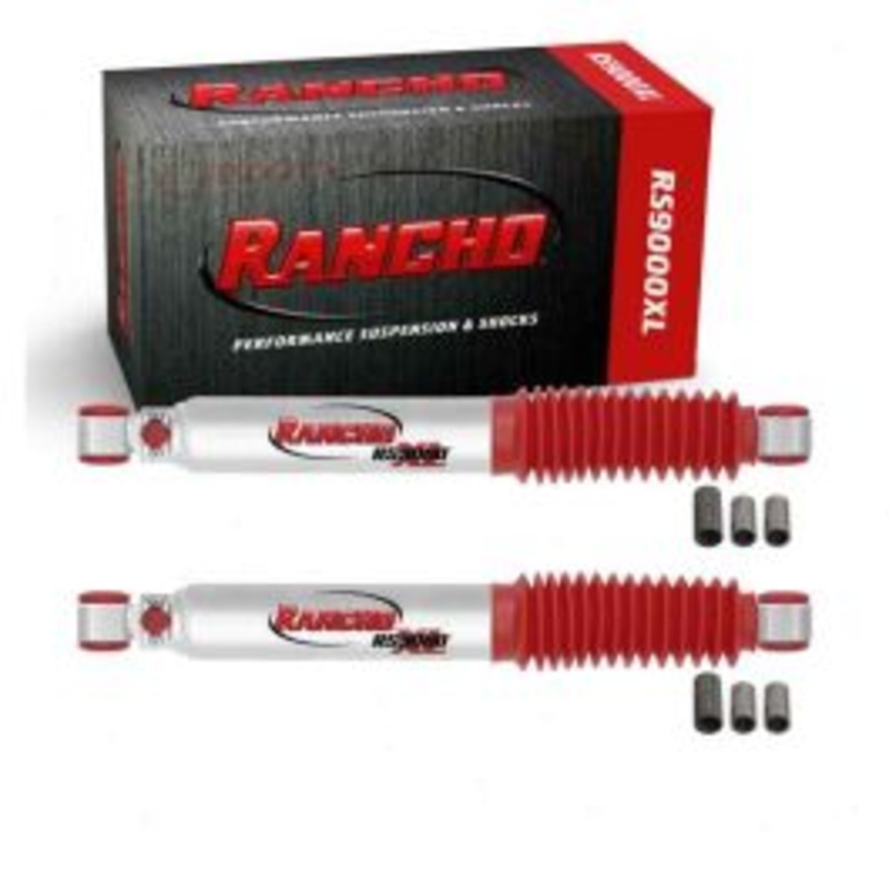 2 pc Rancho RS9000XL Front Shock Absorbers for 1965-1970 Jeep J-3600