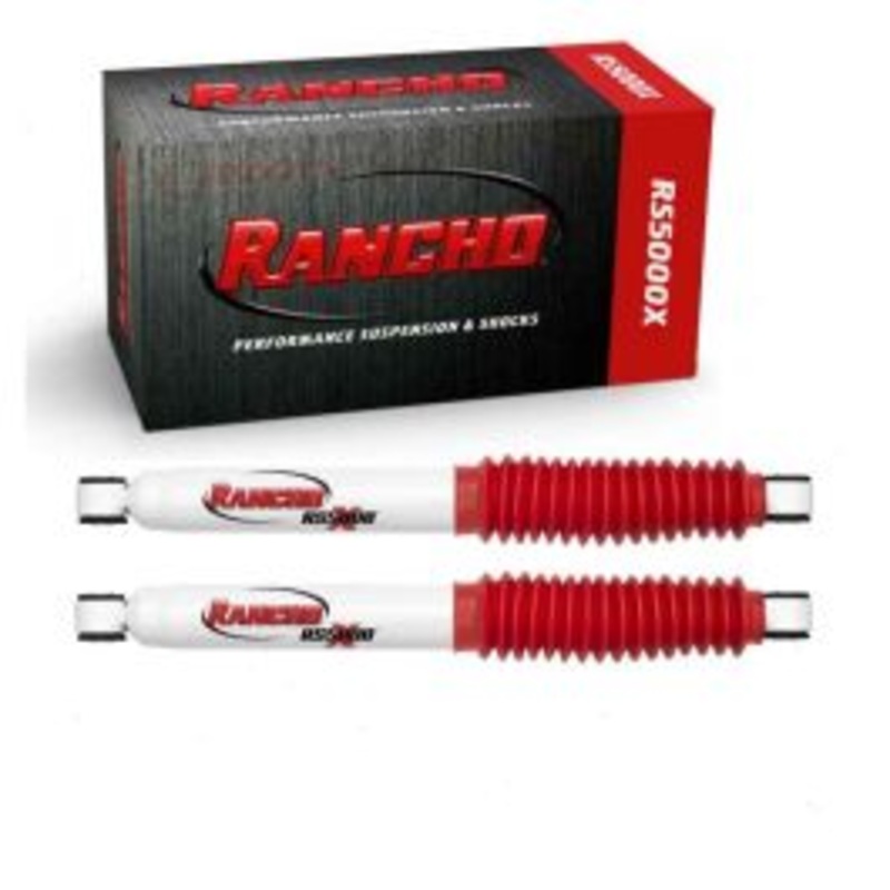 2 pc Rancho RS5000X Front Outer Shock Absorbers for 1987-1988 Chevrolet V10 Suburban
