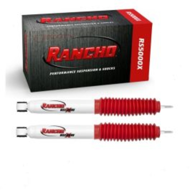 2 pc Rancho RS5000X Front Shock Absorbers for 2018 Jeep Wrangler JK