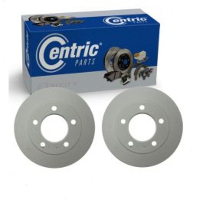 2 pc Centric GCX Front Disc Brake Rotors for 1976-1983 Jeep CJ5