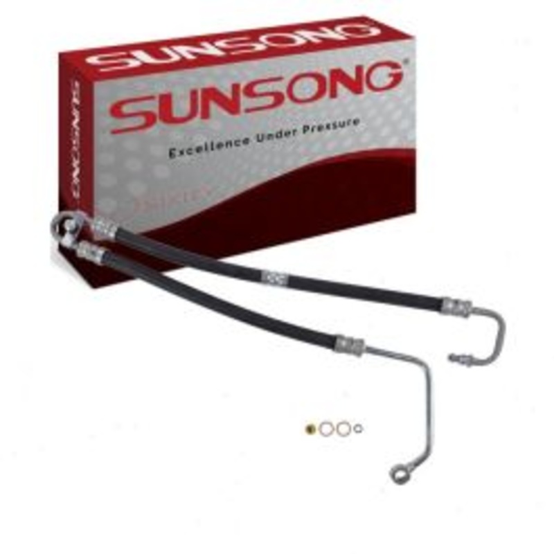 Sunsong Pump To Rack Power Steering Pressure Line Hose for 2001-2003 BMW 525i
