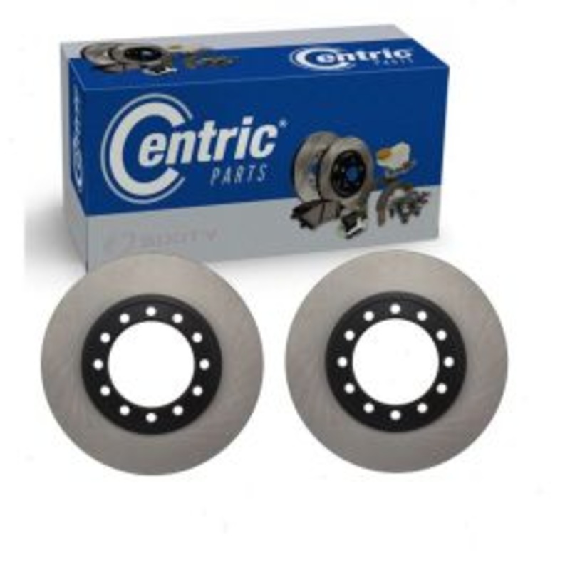 2 pc Centric Premium Front Disc Brake Rotors for 2015-2017 Isuzu ELF 200