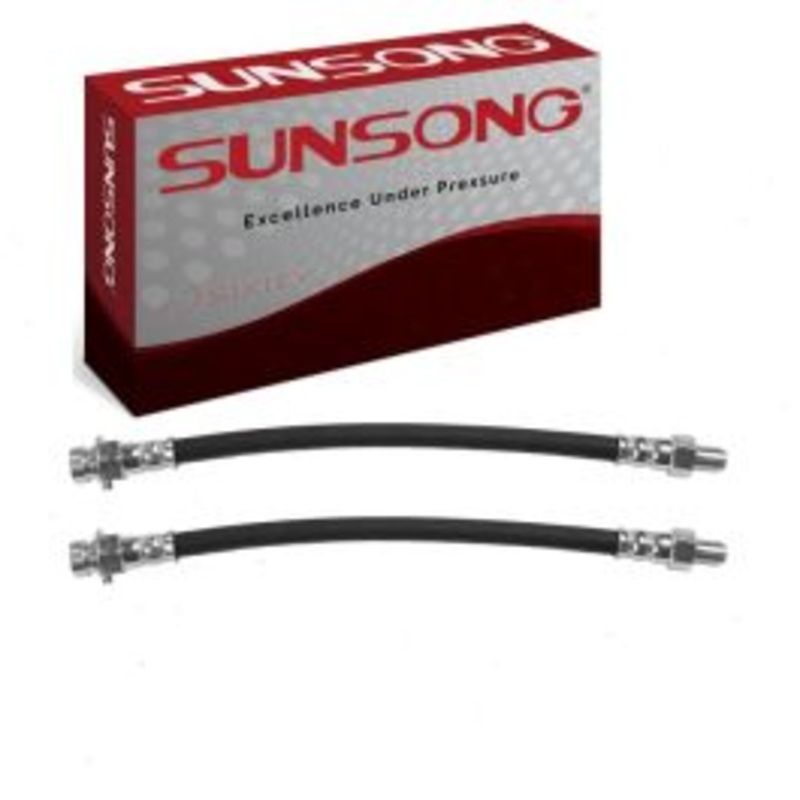 2 pc Sunsong Front Brake Hydraulic Hoses for 1949-1952 Pontiac Streamliner