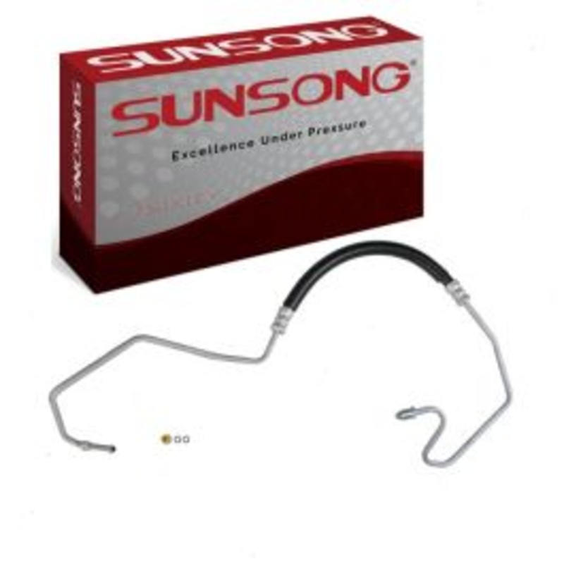 Sunsong Hydroboost To Gear Power Steering Pressure Line Hose for 1996-1999 GMC C2500 Suburban