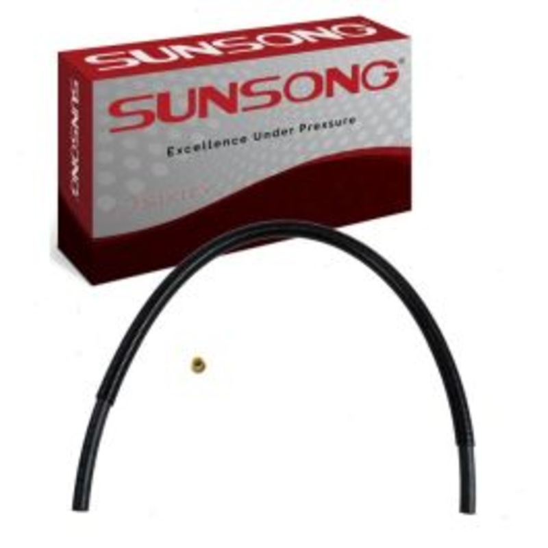 Sunsong Hydroboost To Tee Power Steering Return Line Hose for 2003-2010 Dodge Ram 3500
