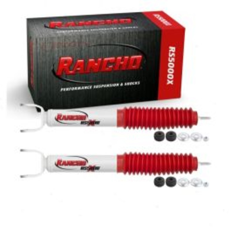 2 pc Rancho RS5000X Front Shock Absorbers for 2002-2006 Chevrolet Avalanche 1500
