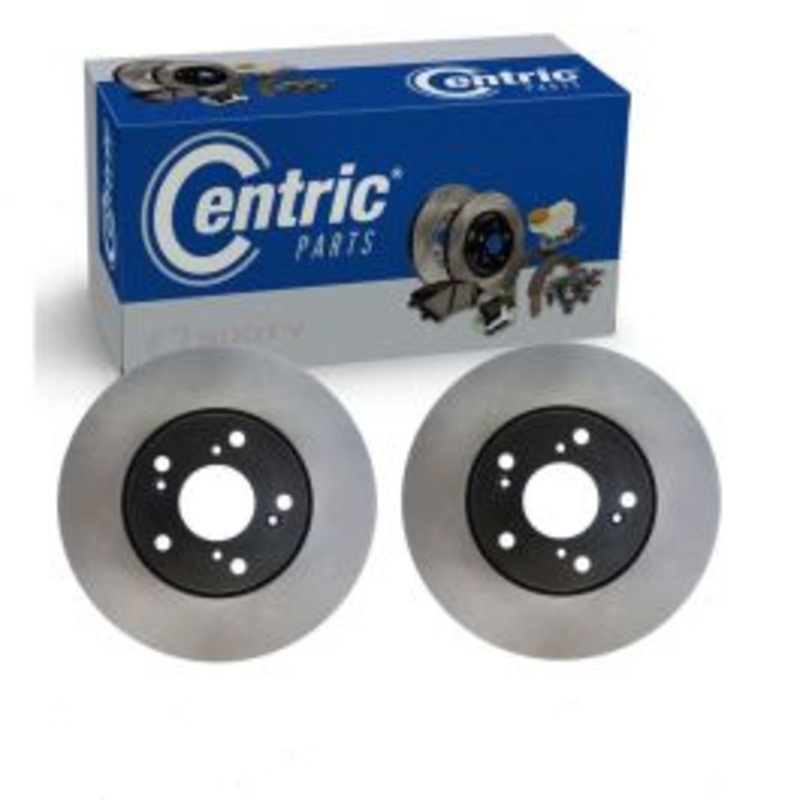 2 pc Centric Premium Front Disc Brake Rotors for 2016 Honda CR-Z
