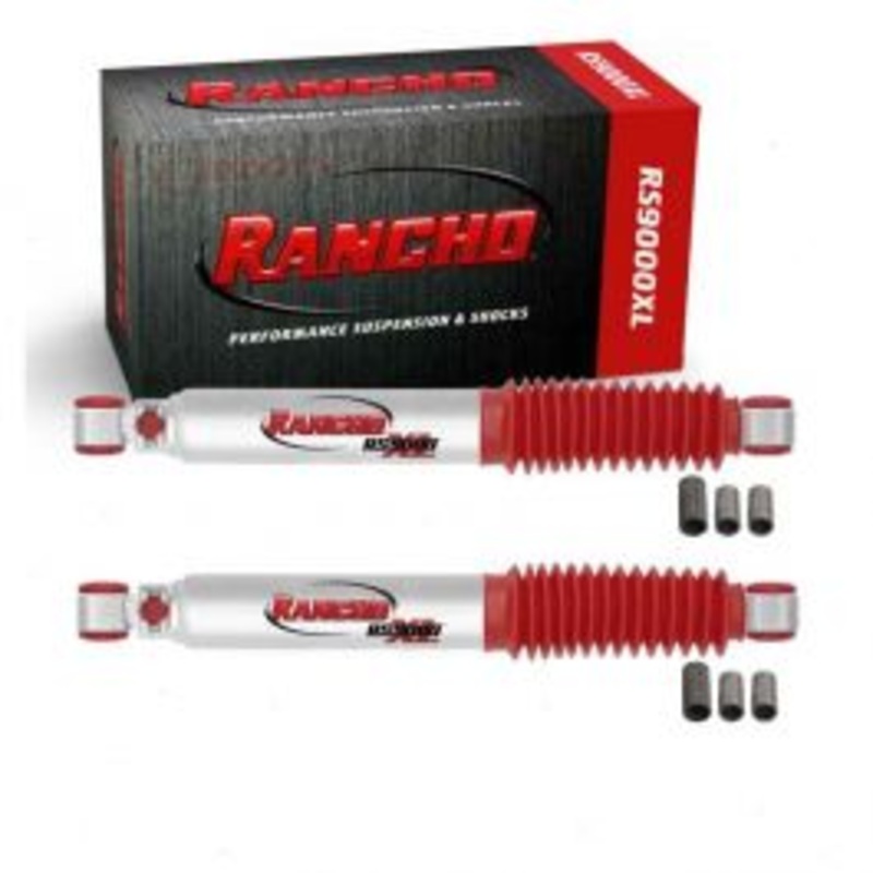 2 pc Rancho RS9000XL Rear Shock Absorbers for 1981-1993 Dodge D250