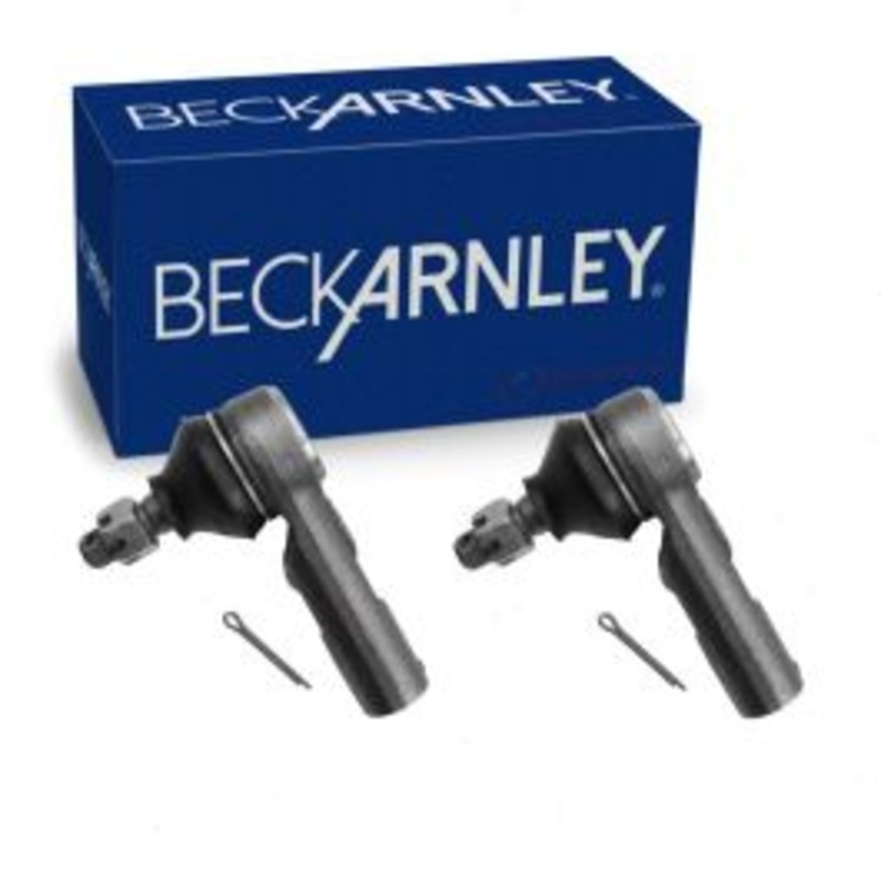 2 pc Beck/Arnley Front Outer Steering Tie Rod Ends for 1998-2003 Toyota Sienna