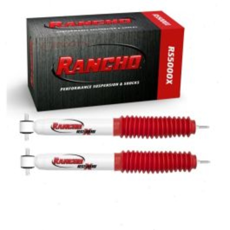 2 pc Rancho RS5000X Front Shock Absorbers for 1997-2002 Ford Expedition