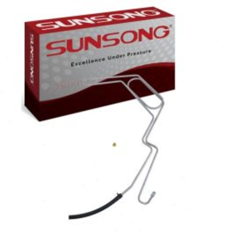 Sunsong From Gear Power Steering Return Line Hose for 1993-1996 Ford F-250