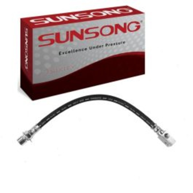 Sunsong Rear Center Brake Hydraulic Hose for 1974-1985 Chevrolet Impala 4.1L 5.7L 6.6L 7.4L L6 V8