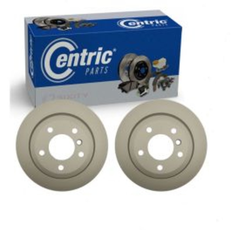 2 pc Centric GCX Rear Disc Brake Rotors for 2006 BMW 325xi