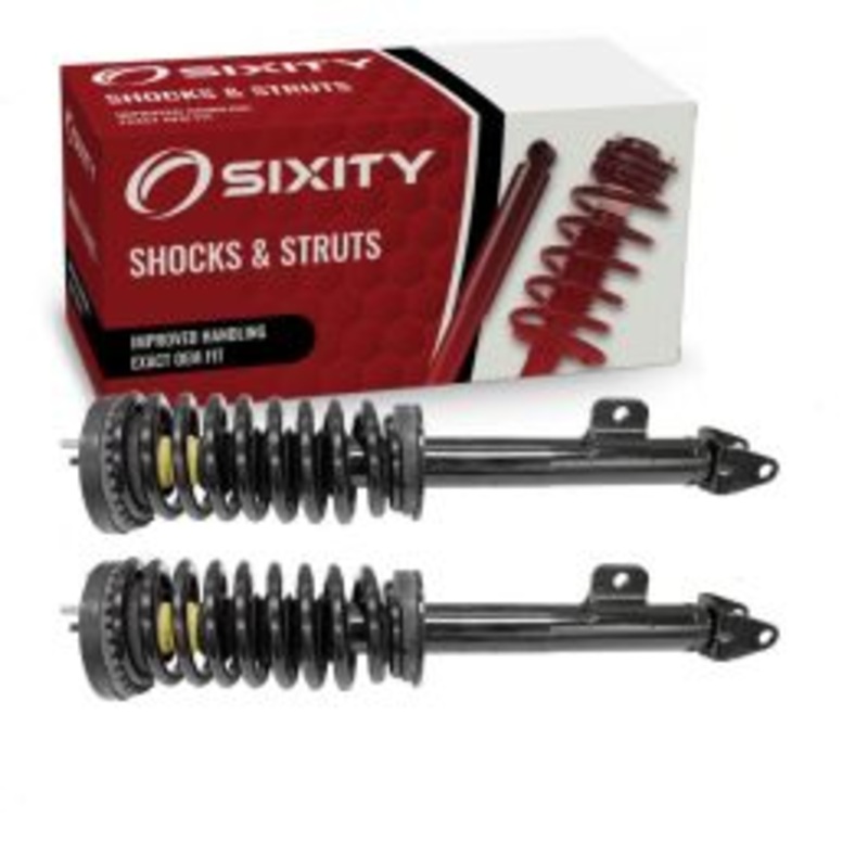2 pc Sixity Front Strut & Coil Springs for 2005-2008 Dodge Magnum 2.7L 3.5L V6