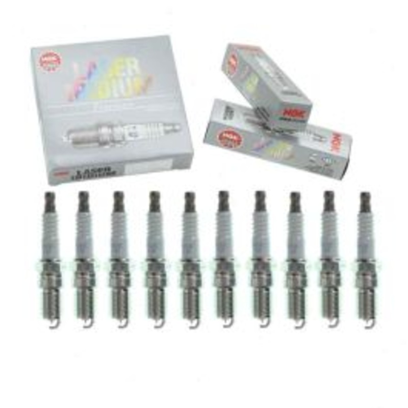10 pc NGK Laser Iridium Spark Plugs for 2003-2005 Ford E-350 Club Wagon 6.8L V10