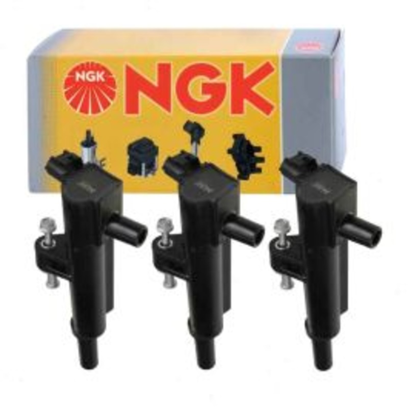 3 pc NGK Ignition Coils for 2009-2010 Jeep Commander 3.7L V6