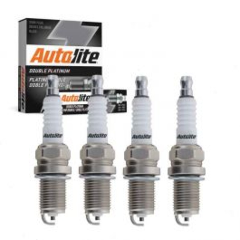 4 pc Autolite Double Platinum Spark Plug for 2003-2008 Hyundai Tiburon 2.0L