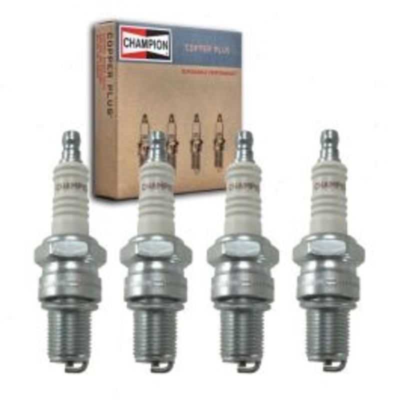 4 pc Champion Copper Plus Spark Plugs for 1953-1964 Lancia Appia 1.1L V4