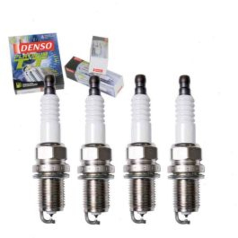 4 pc DENSO Platinum TT Spark Plugs for 1990-1995 Pontiac Grand Am 2.3L L4