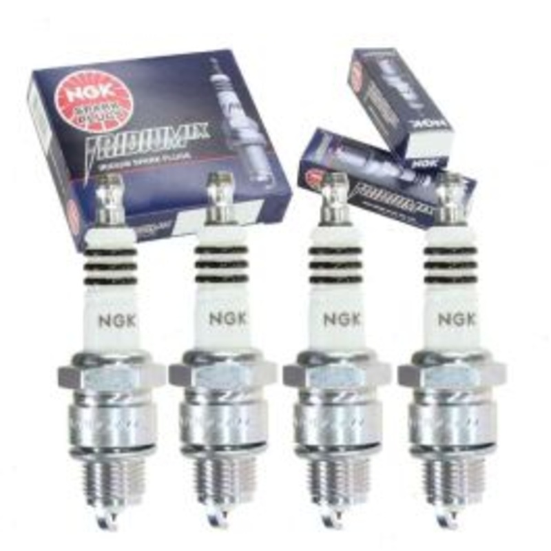 4 pc NGK Iridium IX Spark Plugs for 1962 Triumph TR3B 2.0L 2.1L L4