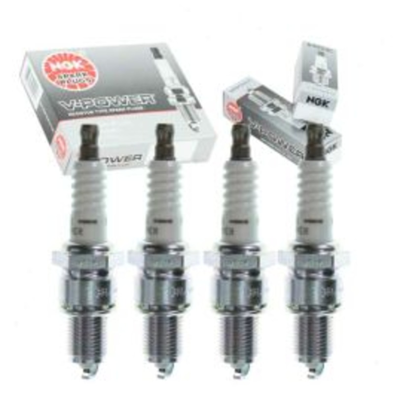 4 pc NGK V-Power Spark Plugs for 1972-1974 Chevrolet Luv Pickup 1.8L L4