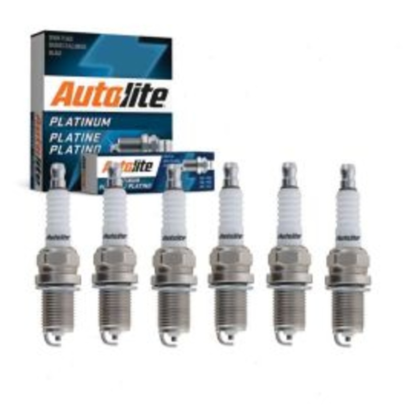 6 pc Autolite Platinum Spark Plug for 2000-2011 Audi S4 2.7L 3.0L V6