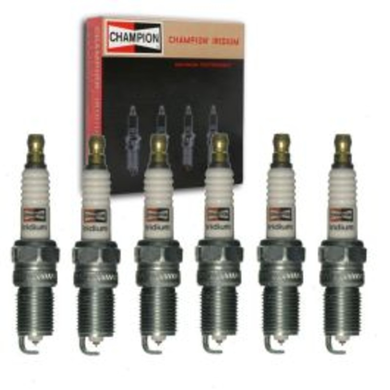 6 pc Champion Iridium Spark Plugs for 1996-1998 GMC C1500 4.3L V6