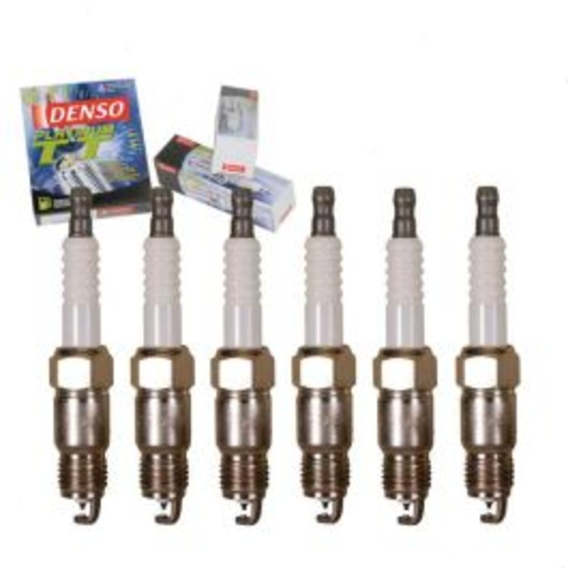 6 pc DENSO Platinum TT Spark Plugs for 1982-1986 Pontiac 6000 2.8L V6