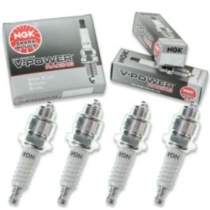4 pc NGK V-Power Racing 2891 R5670-7 Spark Plugs