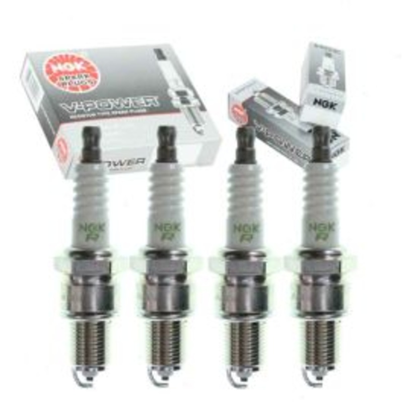 4 pc NGK V-Power Spark Plugs for 1972-1977 Mazda 808 1.6L L4
