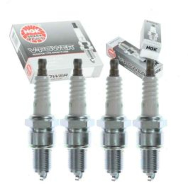 4 pc NGK V-Power Spark Plugs for 1983-1985 Mitsubishi Mighty Max 2.6L L4