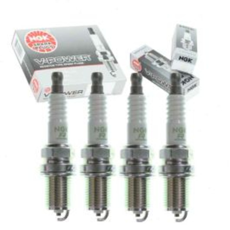 4 pc NGK V-Power Spark Plugs for 2005-2007 Kia Spectra5 2.0L L4