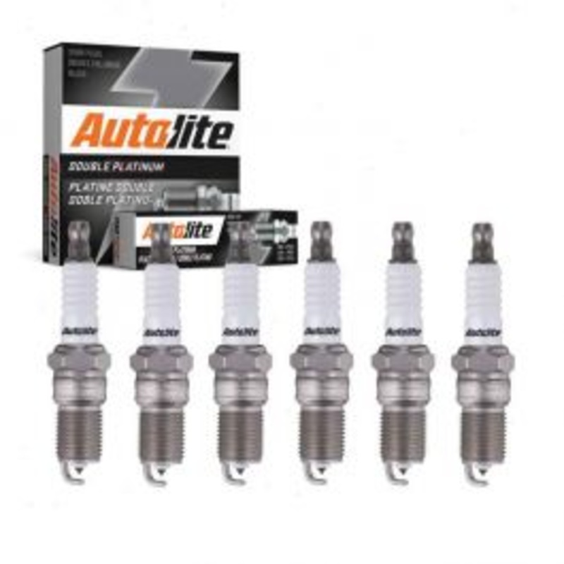 6 pc Autolite Double Platinum Spark Plug for 1993-1996 Oldsmobile 98